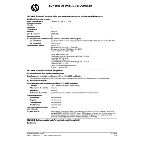 Toner 79A HP nero CF279A
